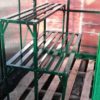 2 Tier Ladder-shape rust free staging sheliving