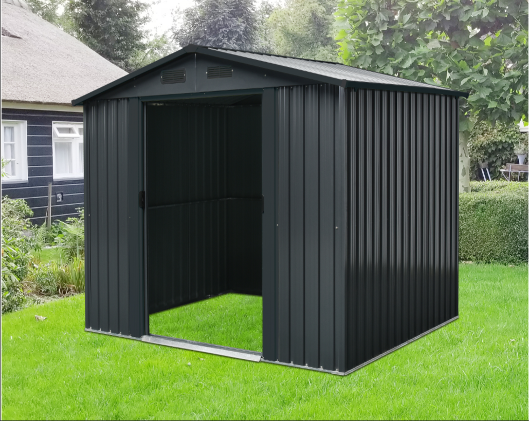 garden shed 6x8ft with foundation kit - fairwaytrading