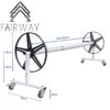 New Model!40T Lite Swimming Pool Cover reel  for 4.5M to 6M (75mm poles)